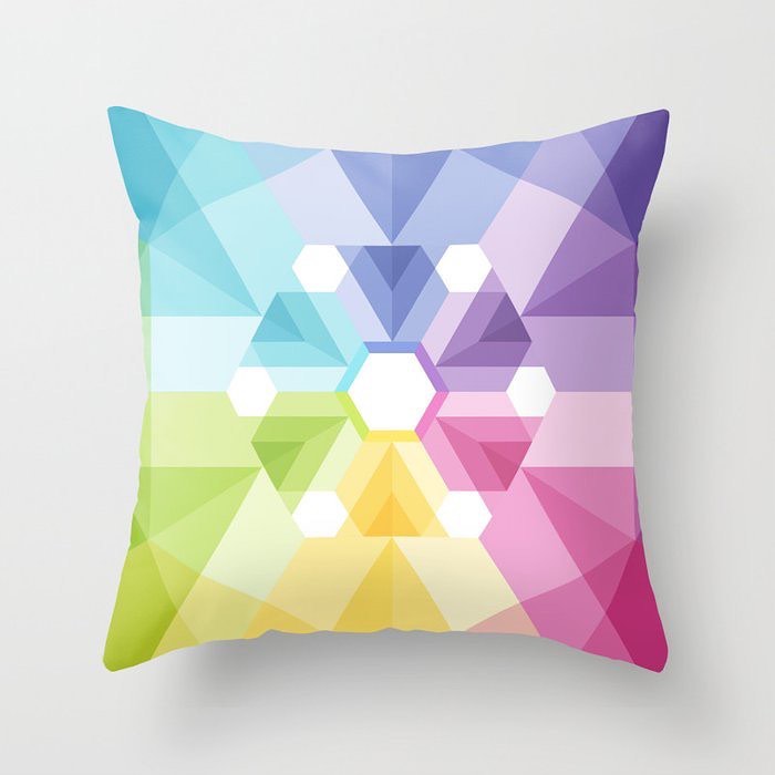Hexagonal Kaleidoscope Geometric Art