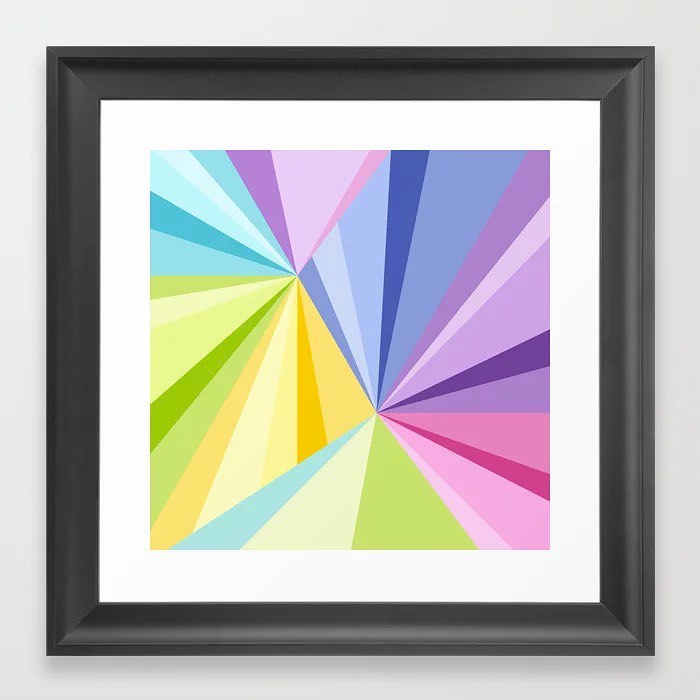 Central Hexagon Kaleidoscope Art